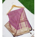 Soft Organza Sarees With Beautiful Border And Pallu  (SOLD)