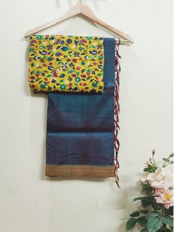 Mangalagiri Silk Saree with Silk Blouse ( SOLD)