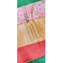 Binny crape saree (Orange)